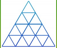 تست هوش تصویری تعداد مثلث (فقط ۱۰درصد مردم زیر ۳۰ ثانیه پیدا می‌کنند)